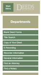 Mobile Screenshot of deeds.com